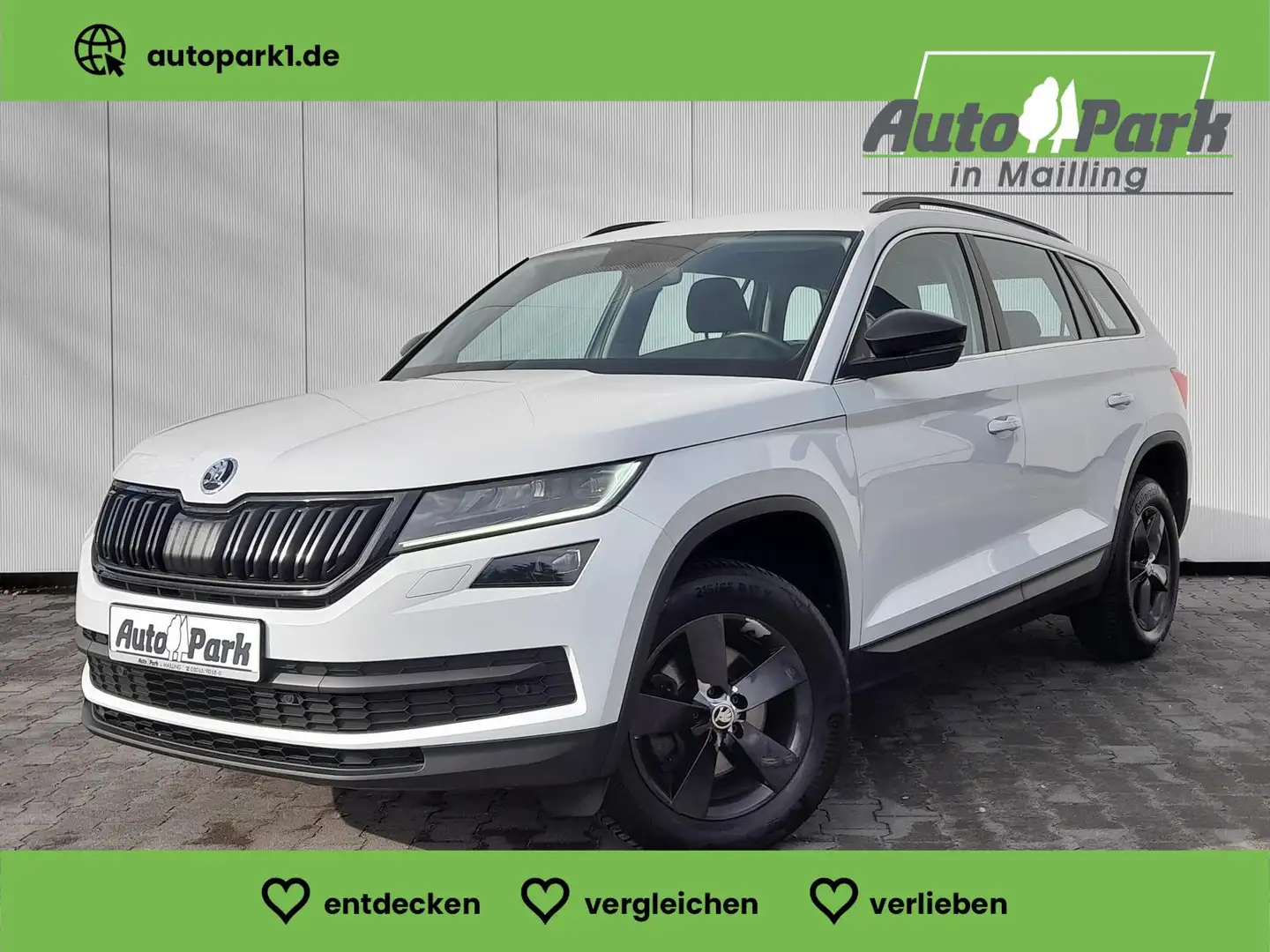 Skoda Kodiaq 4x4 NAVI/APP~LED~2xPDC~SHZ~GRA~BT~MFL~ALU Alb - 1