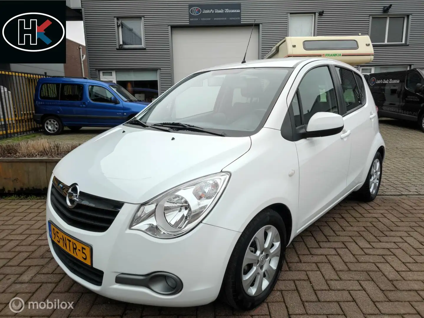 Opel Agila 1.2 Edition 2eEig. Opel-dealeronderhouden 91000km Wit - 1