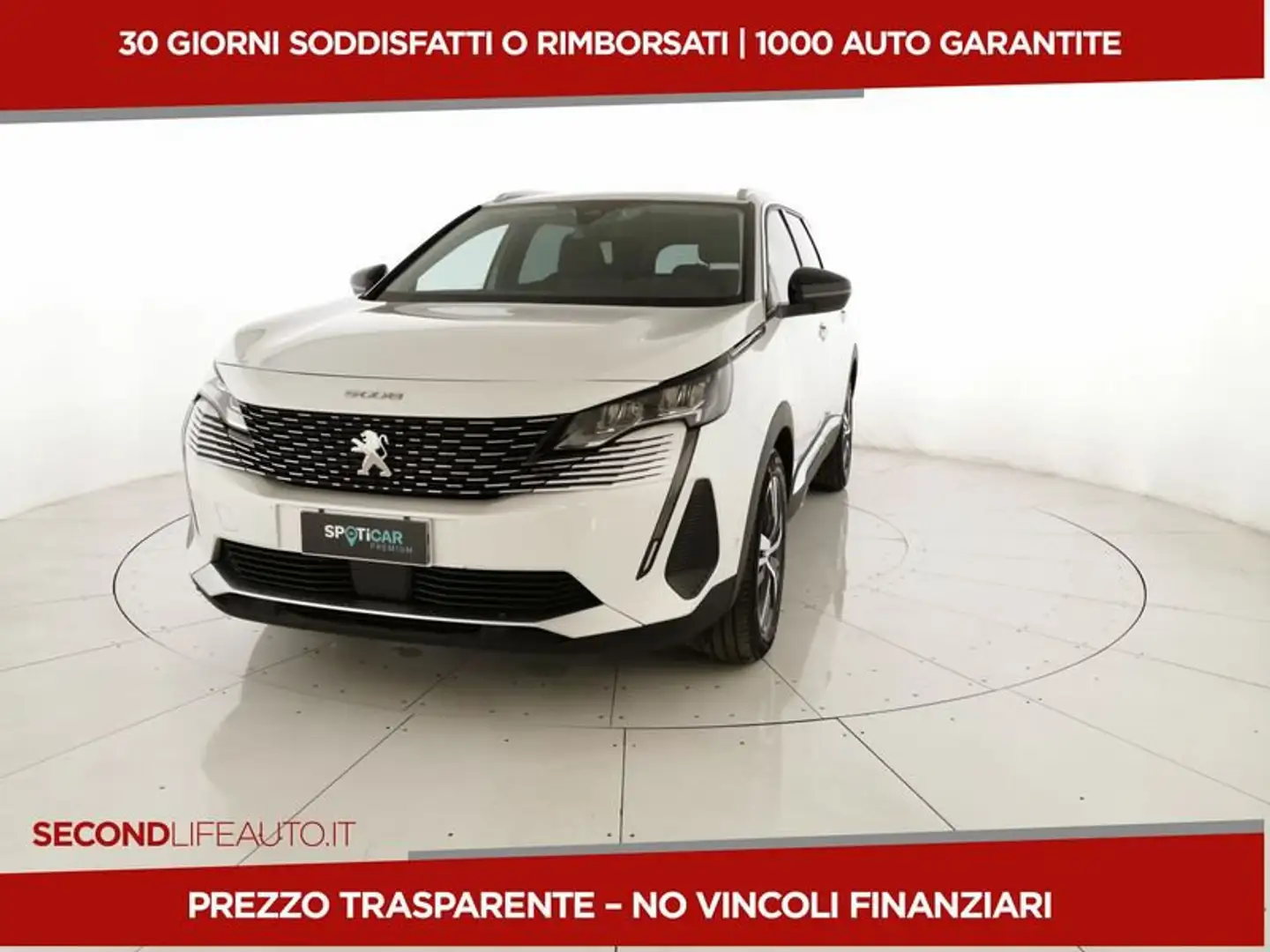 Peugeot 5008 II 2021 1.5 bluehdi Allure Pack s&s 130cv eat8 7 Bianco - 1