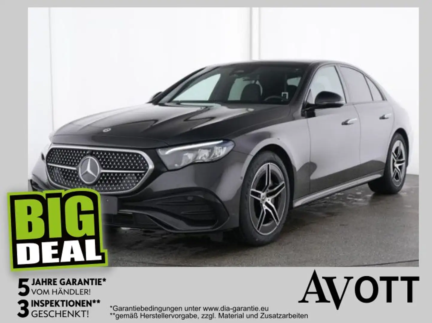 Mercedes-Benz E 220 d Limousine 2xKlima ACC AUT Kam. KlimaA LM Grau - 1