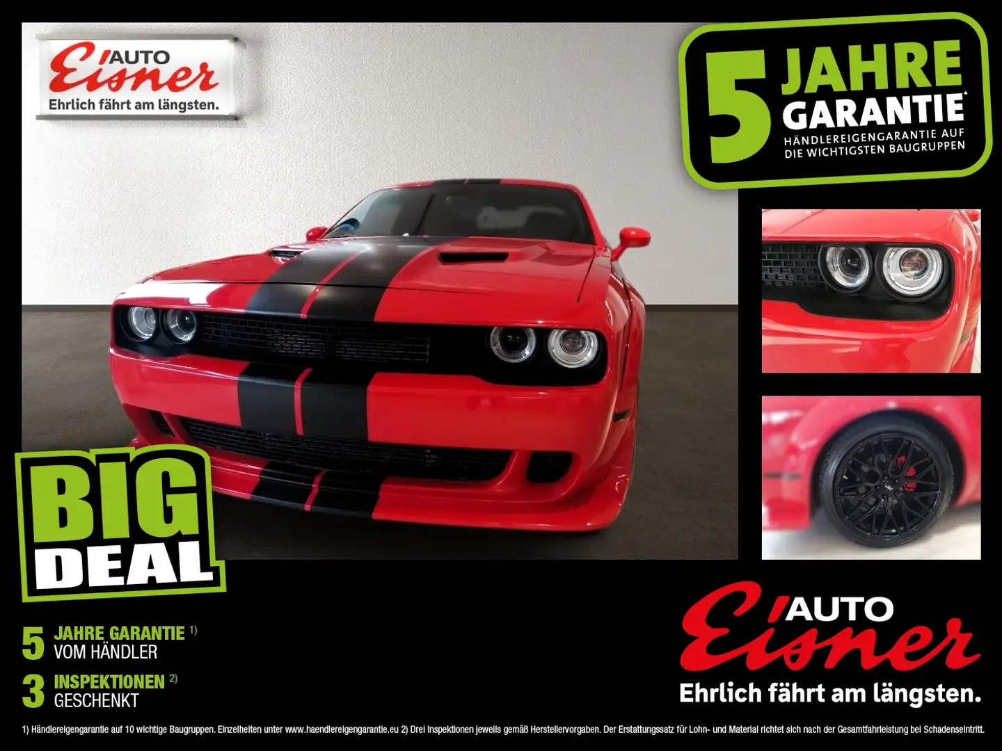 Dodge Challenger SXT 3.6 V6 Veränderungen typisiert Rot - 1