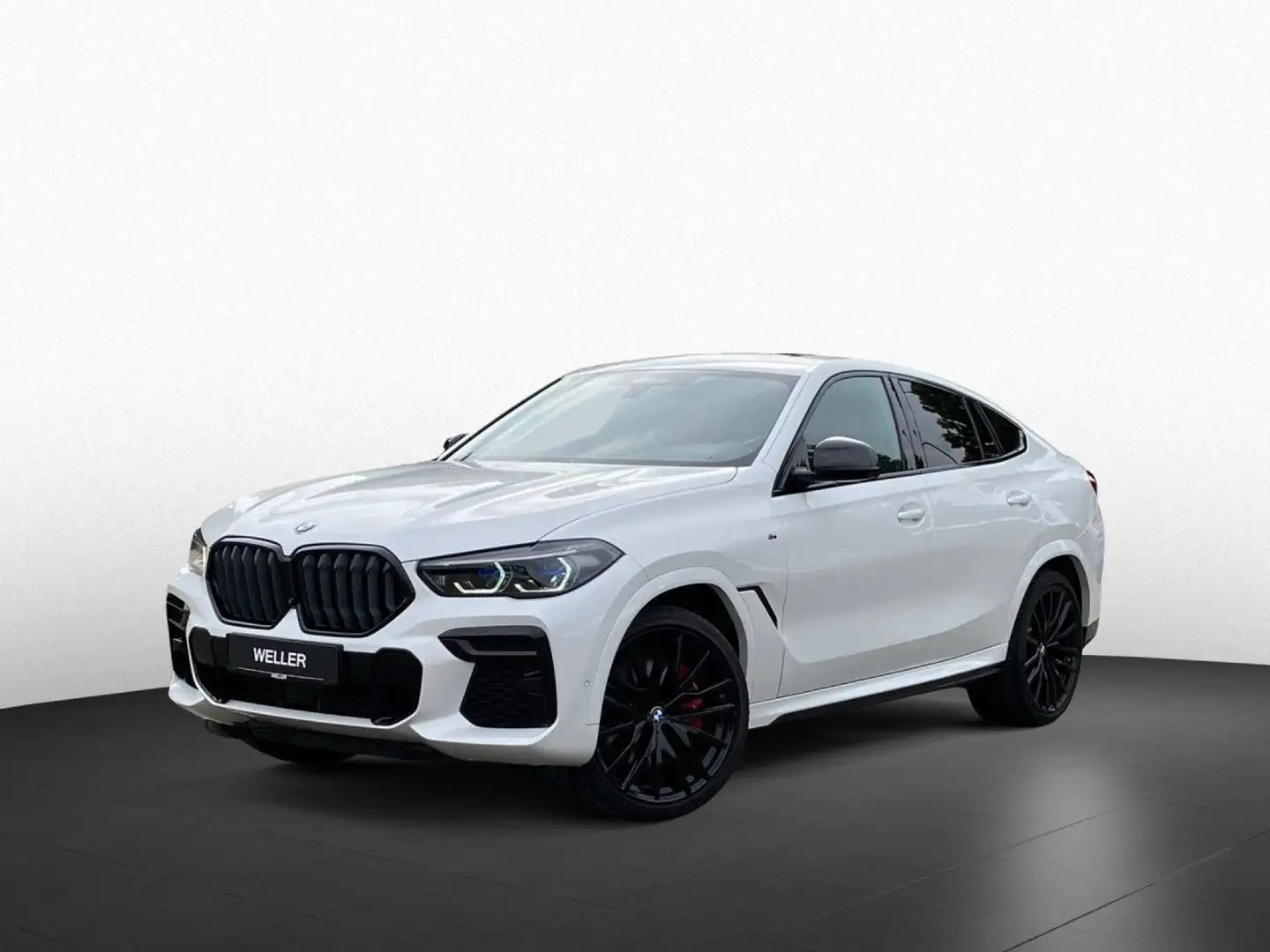 BMW X6 M 50i SkyLo IcGlow DAPro 360° StdHz KomfSi 22" Alb - 1