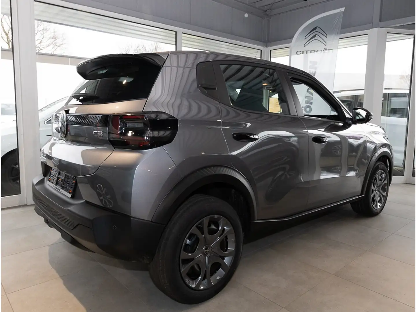 Citroen C3 1.2 TURBO 100 S&S YOU +HUD+BT+USB+PDC+KLI+ZVR+ Gris - 2