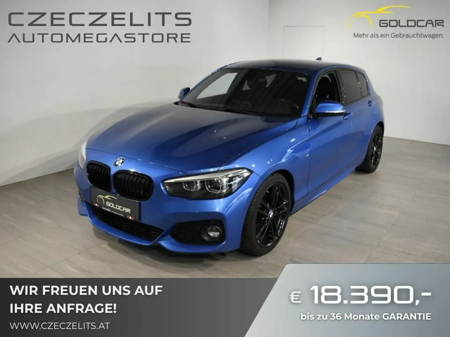 BMW 116 i **M Sport** Bleu - 1