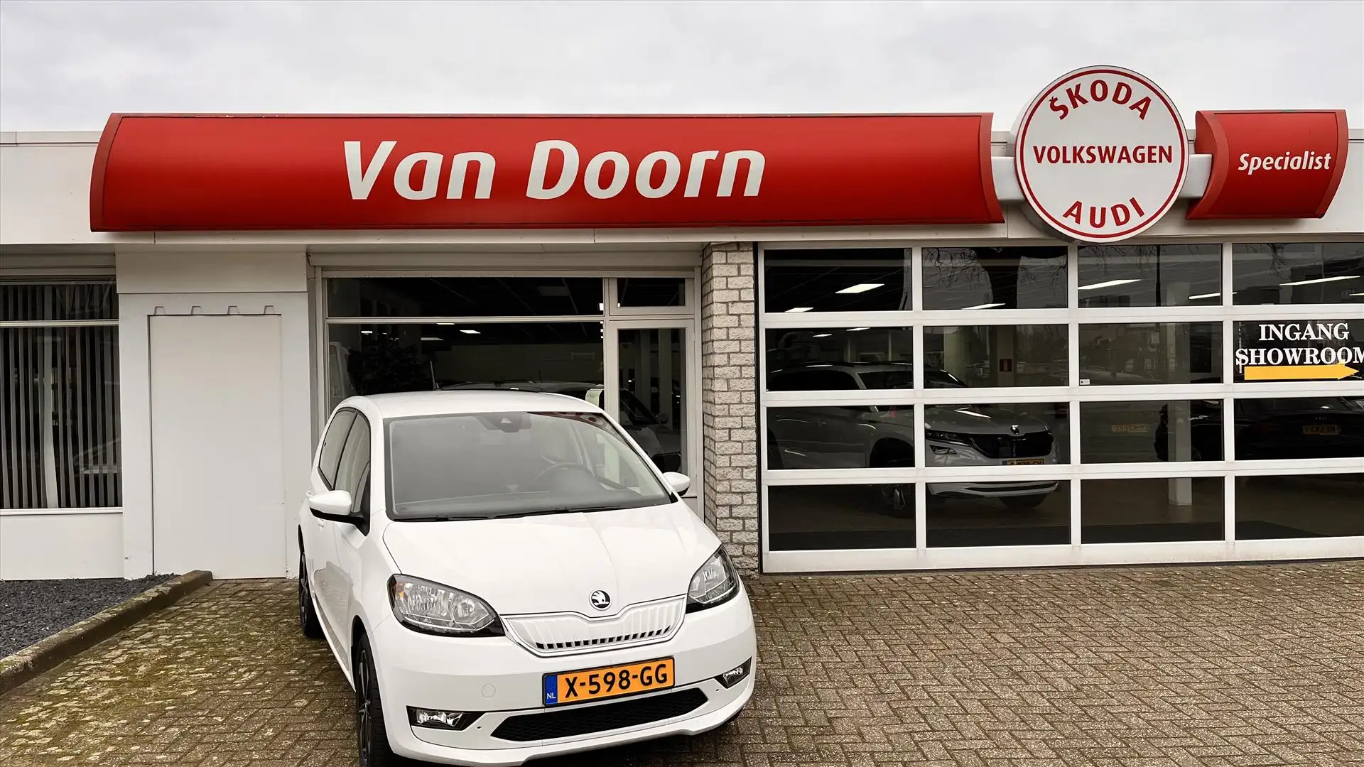 Skoda Citigo Citigoe Iv BEV 83pk Style Blanc - 1