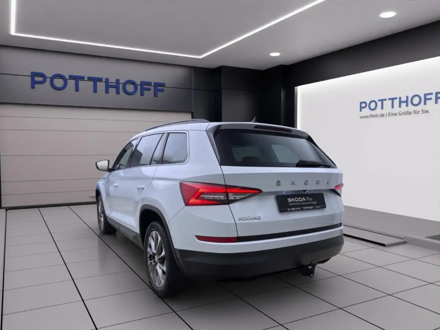Skoda Kodiaq 1.5 TSI DSG CLEVER NAVI AHK KAMERA KLIMA Weiß - 2