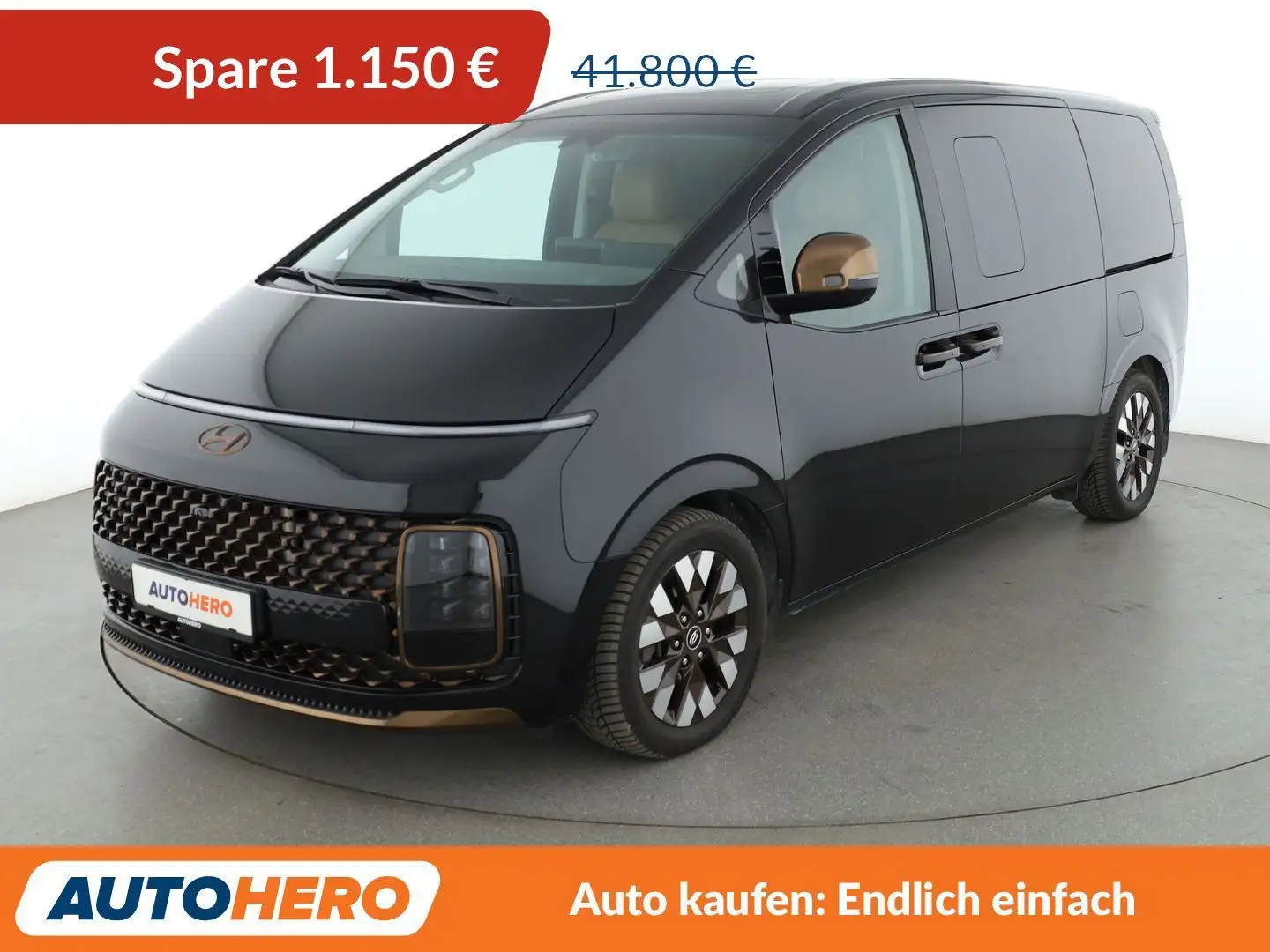 Hyundai STARIA 2.2 CRDi Signature 4WD Aut*NAVI*LED*ACC*CAM*PDC* Schwarz - 1