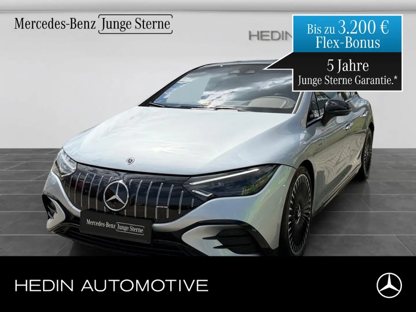Mercedes-Benz EQE 53 AMG 4M+ DISTR|PANO|BURM|HUD|PRE-SAFE|MEMO Silber - 1