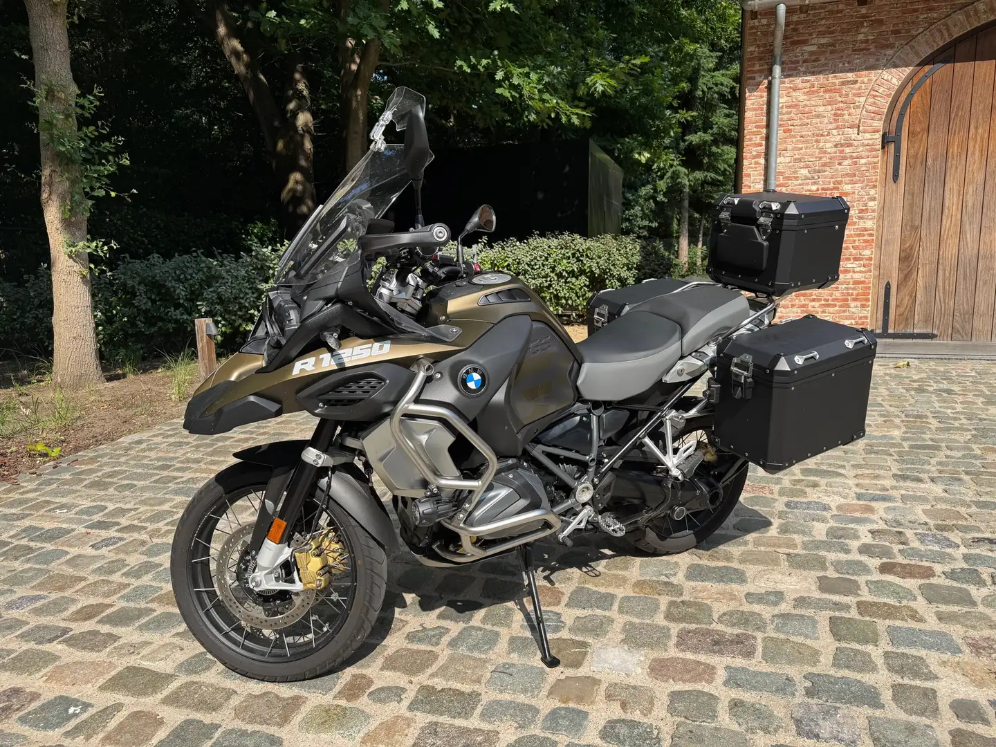BMW R 1250 GS Adventure Bmw Gs 1250 met zwarte koffers Vert - 1