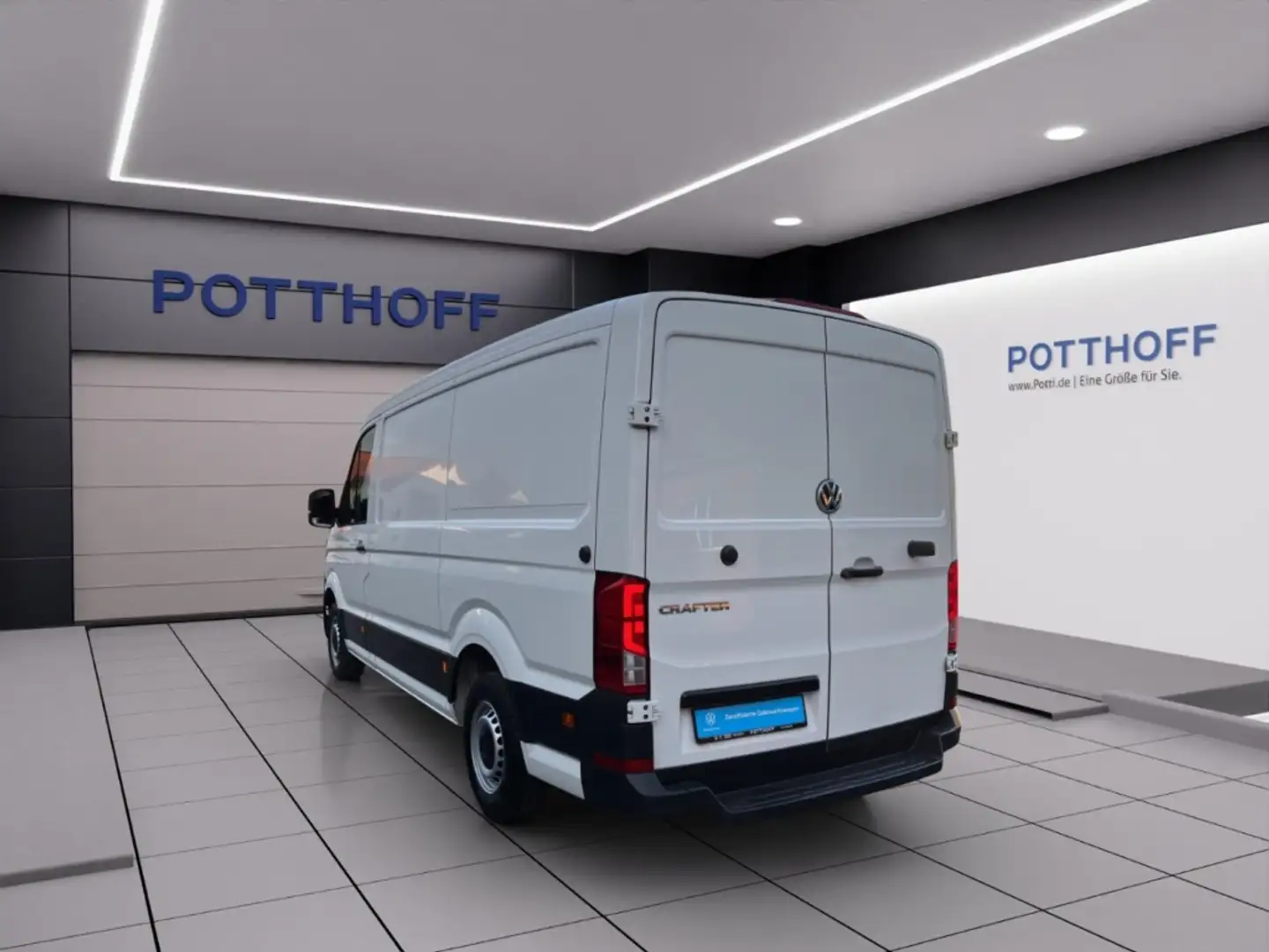Volkswagen Crafter Kasten 30 TDI MITTEL ND BLUETOOTH DOPPELSITBANK Weiß - 2
