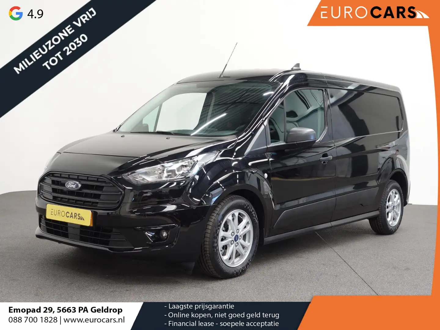Ford Transit Connect 1.5 EcoBlue L2 Trend Automaat Navi Cruise Camera 3 Zwart - 1