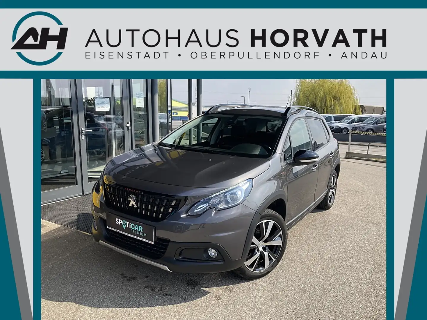 Peugeot 2008 1,2 PureTech 130 S&S GT Line Grau - 1