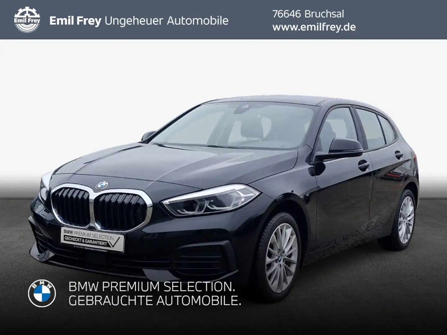 BMW 118 i Advantage *SHZ* Zwart - 1