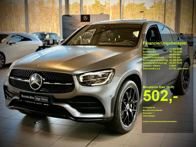 Mercedes-Benz GLC 400 d 4M Coupé AMG+Memory+Night+StHz+MBUX
