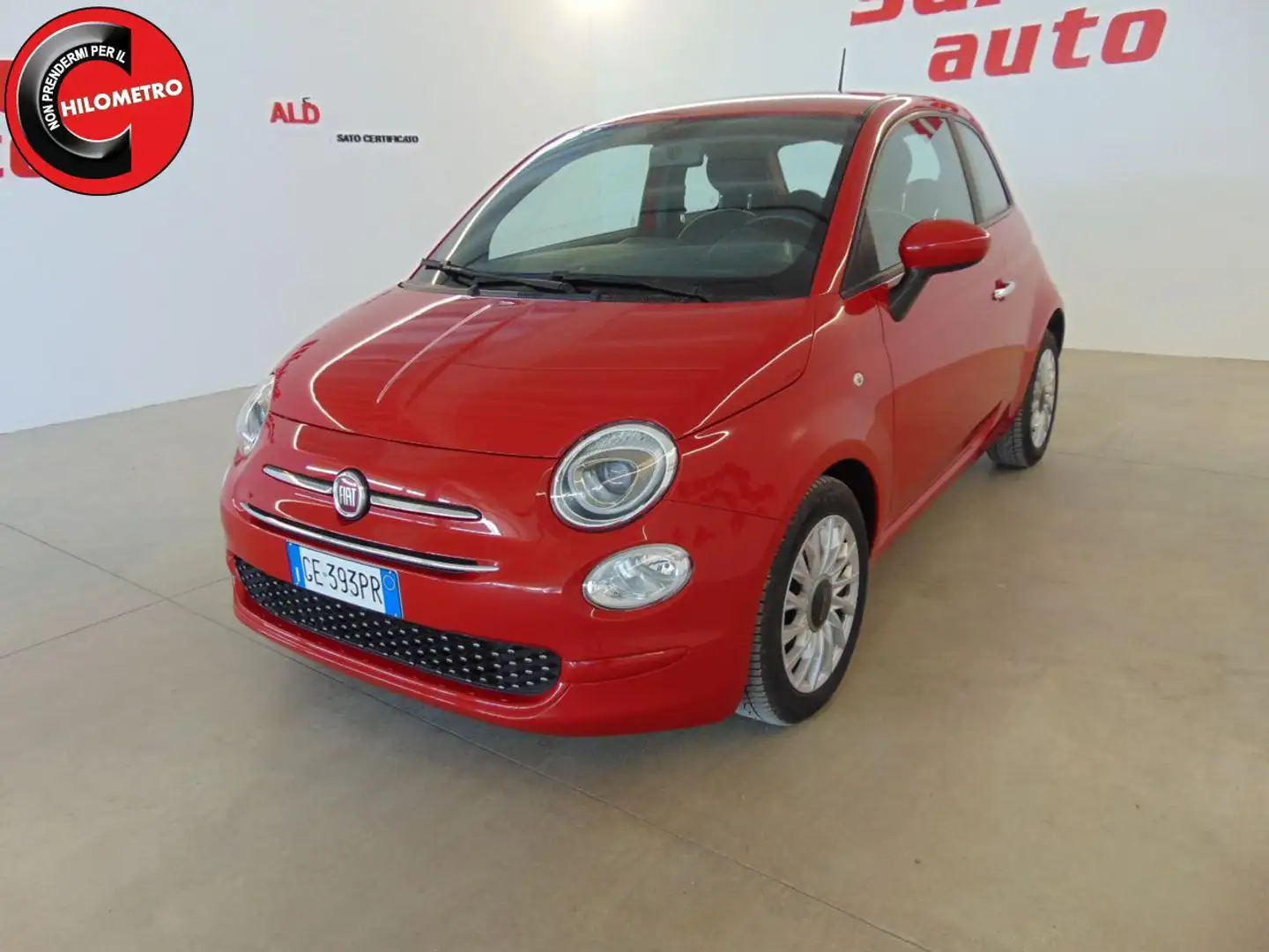 Fiat 500 1.0 Hybrid Lounge Rosso - 1