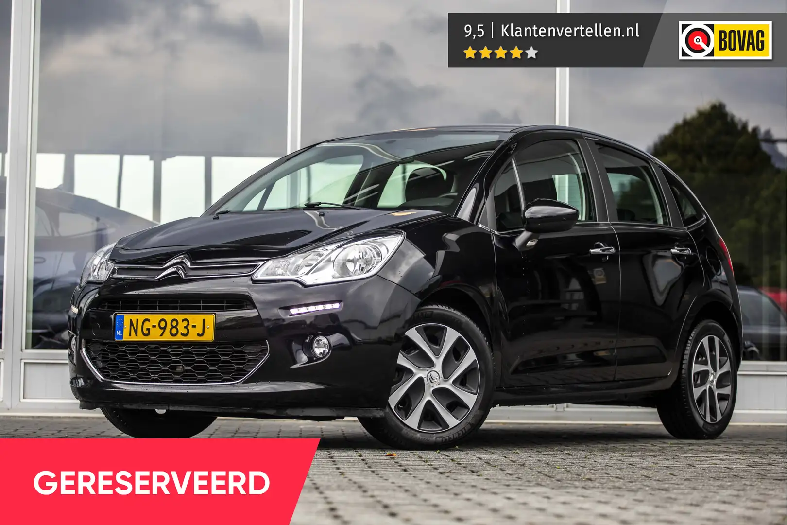 Citroen C3 1.2 PureTech Selection | Eerste eigenaar | Carplay Zwart - 1