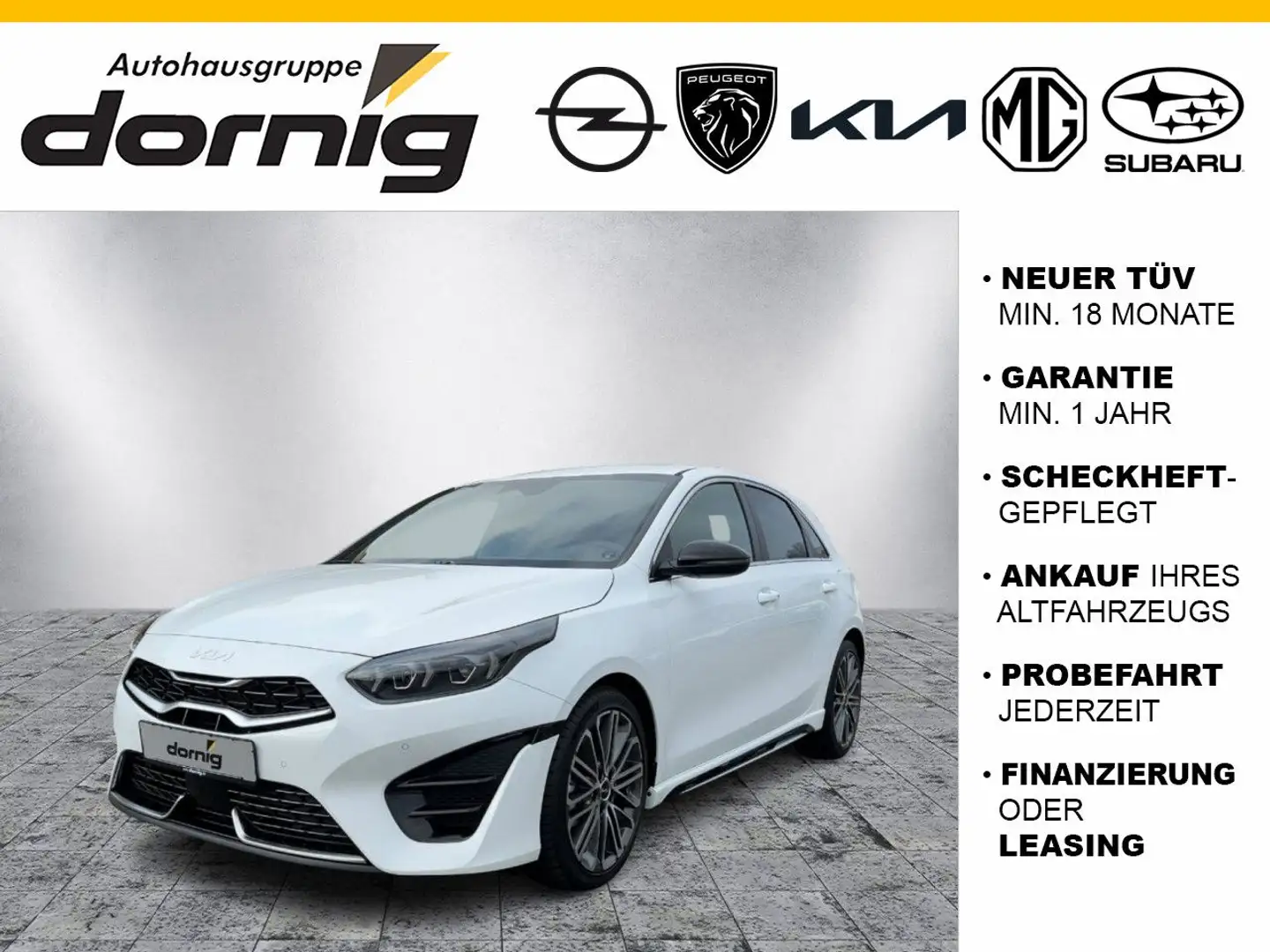 Kia Ceed / cee'd Ceed 1.5 T-GDI GT-Line DCT7 Wit - 1