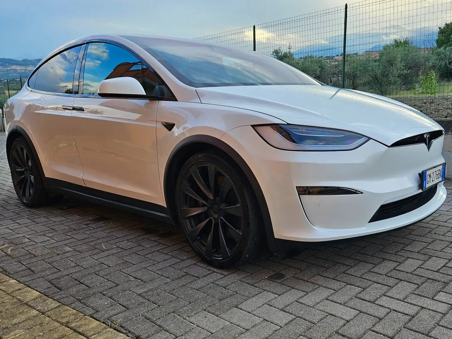Tesla Model X Model X Performance Dual Motor Plaid awd 6 p White - 1