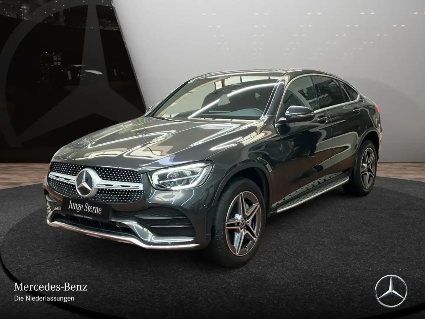 Mercedes-Benz GLC 300 e Coupé 4M AMG+LED+KAMERA+KEYLESS+9G Grau - 2
