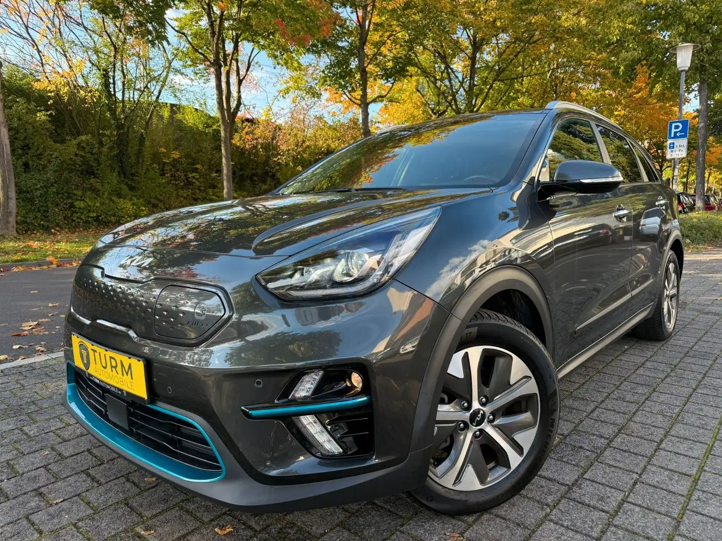 Kia e-Niro Spirit 64kWh|Garantie02/29|SOH100|Lederp. Gris - 1