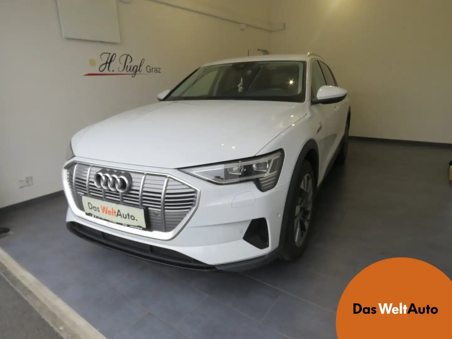 Audi e-tron 50 quattro advanced Biały - 1