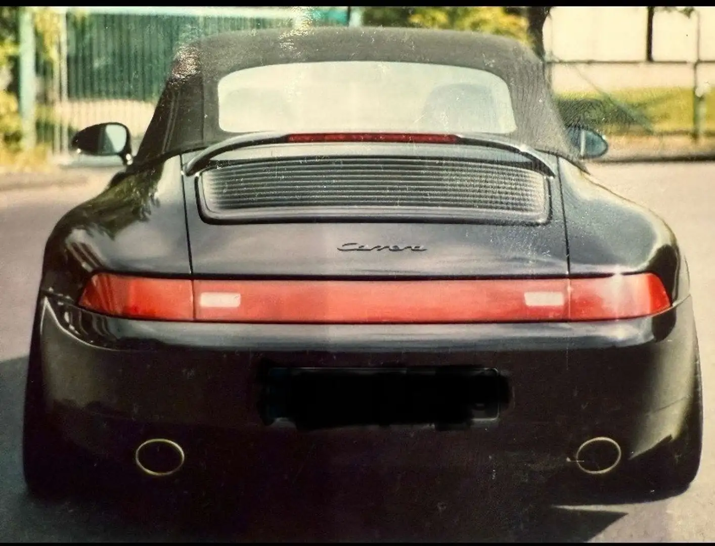 Porsche 993 911 Carrera Cabrio Schwarz - 1