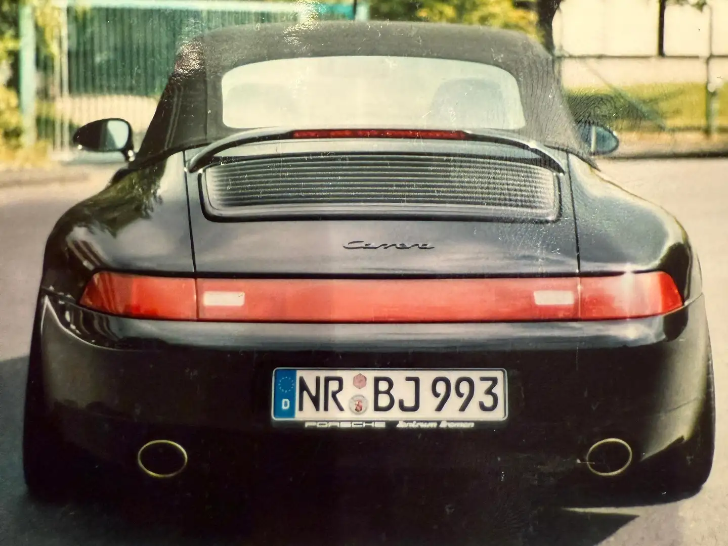 Porsche 993 911 Carrera Cabrio Černá - 1