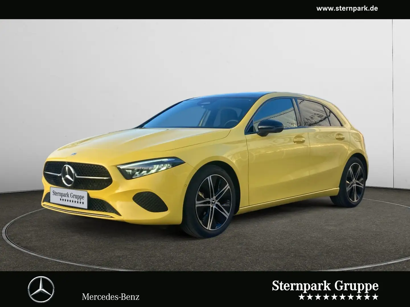 Mercedes-Benz A 180 A 180 Progressive Night+Leder+Standhzg+PSD+360°+ Gelb - 1