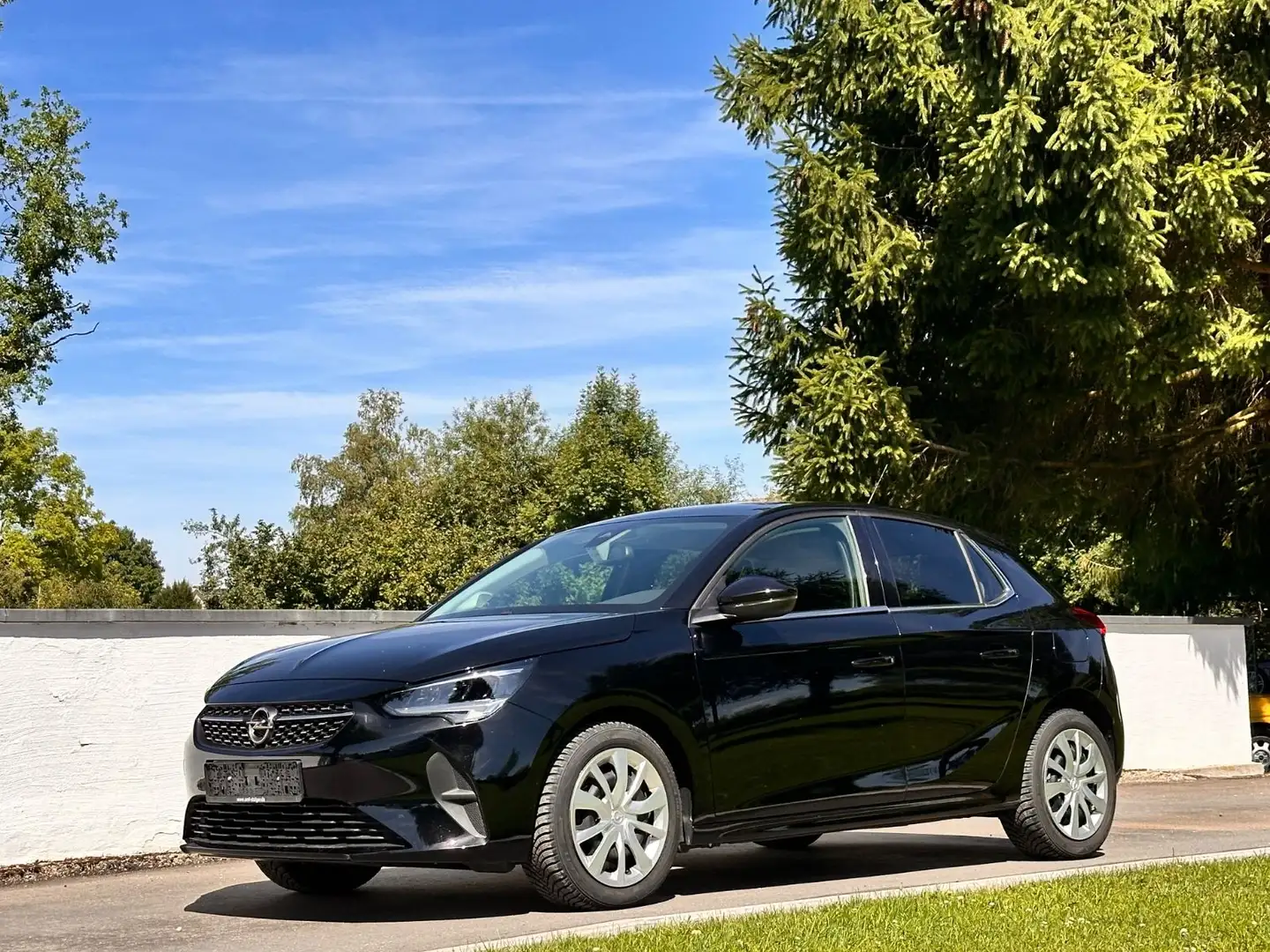 Opel Corsa F Elegance orig 29.650 km Noir - 1