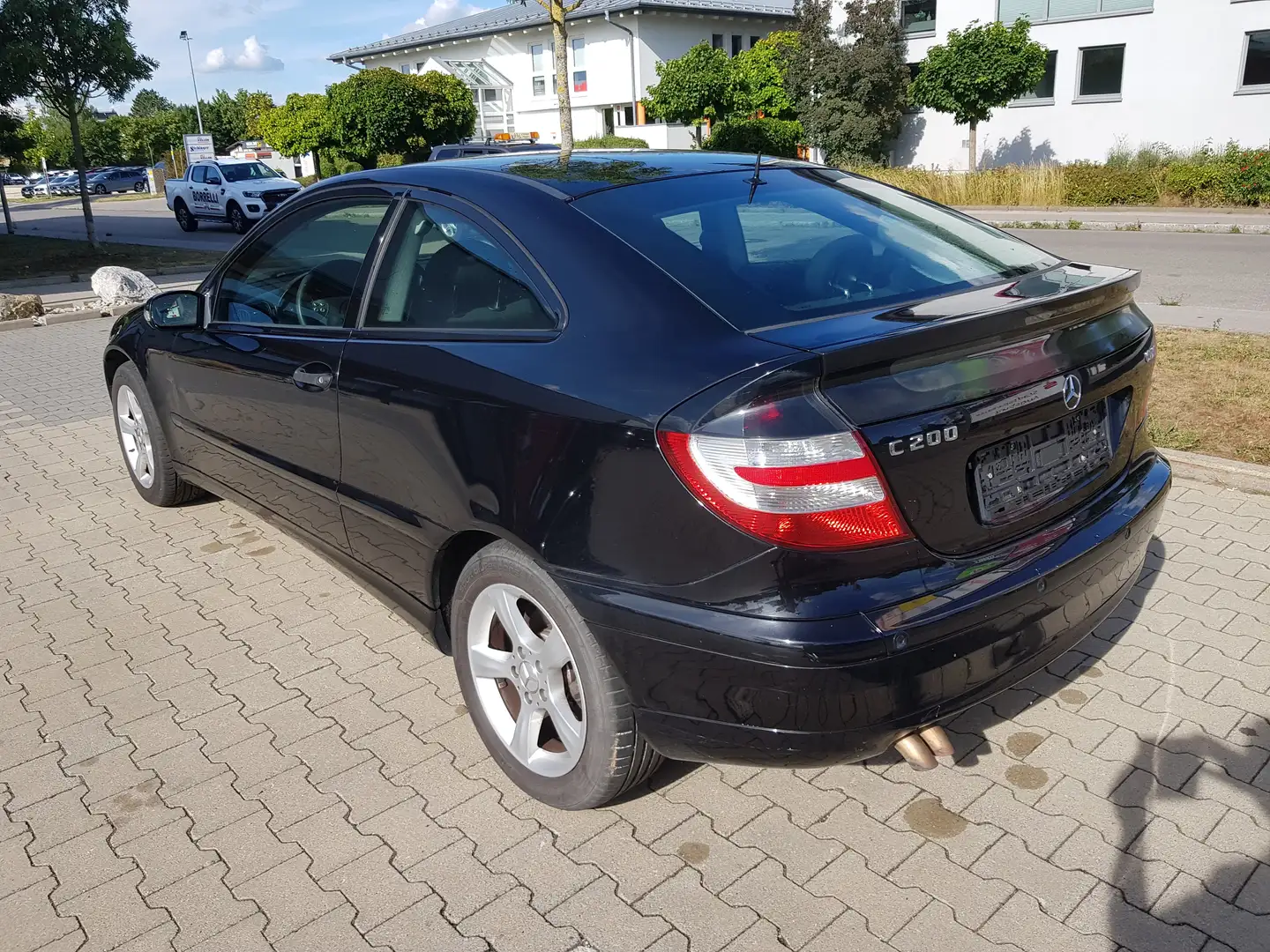 Mercedes-Benz C 200 automatic ( Unfallfrei ) navi , klima ( ohne TUV ) Negro - 2