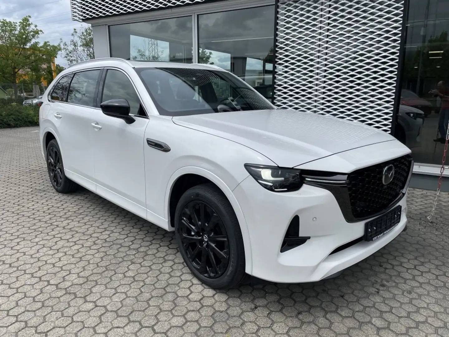 Mazda CX-80 CX-80 AWD PHEV Homura Leder 7 Sitze Matrix-LED Blanc - 1
