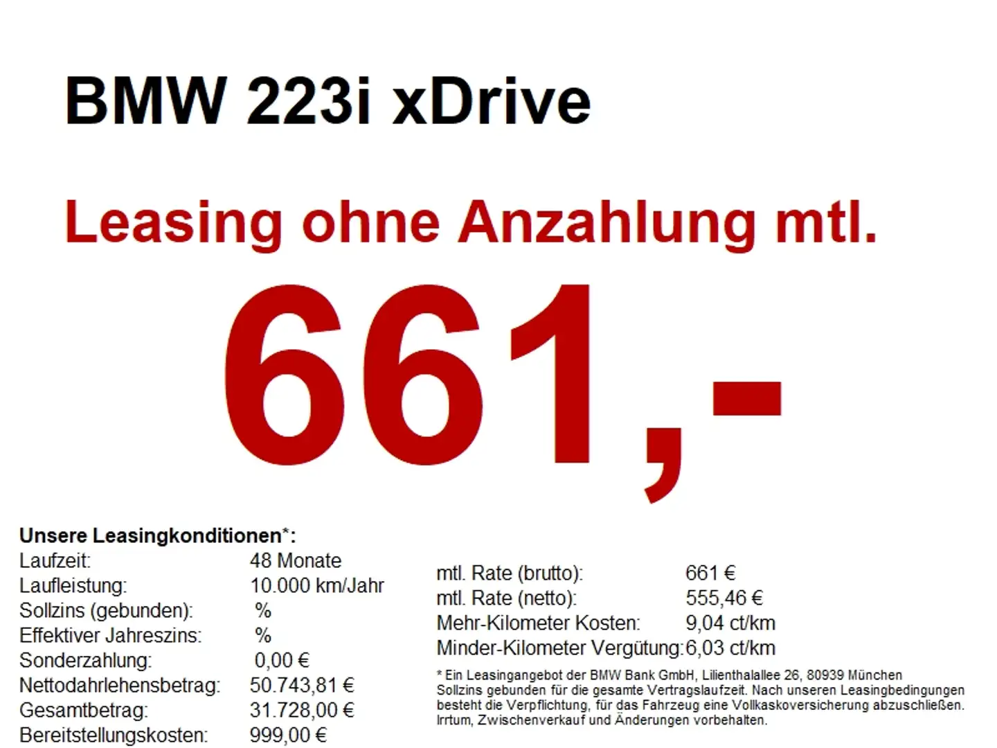 BMW 223 i xDrive M Sportpaket Weiß - 1