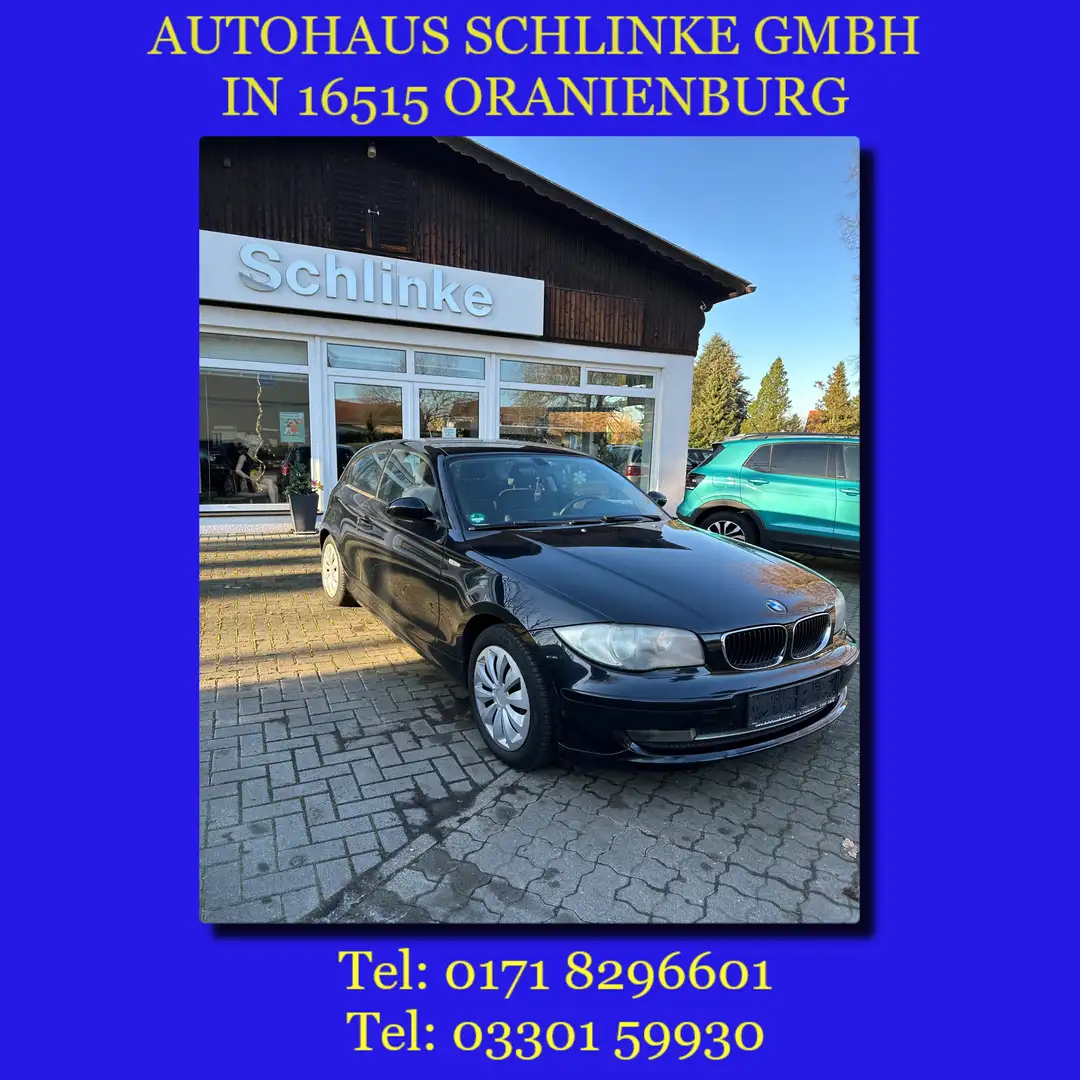 BMW 116 BMW 1116d 2.0 Diesel ADVANTAGE PDC CD GJR KLIMA Schwarz - 1