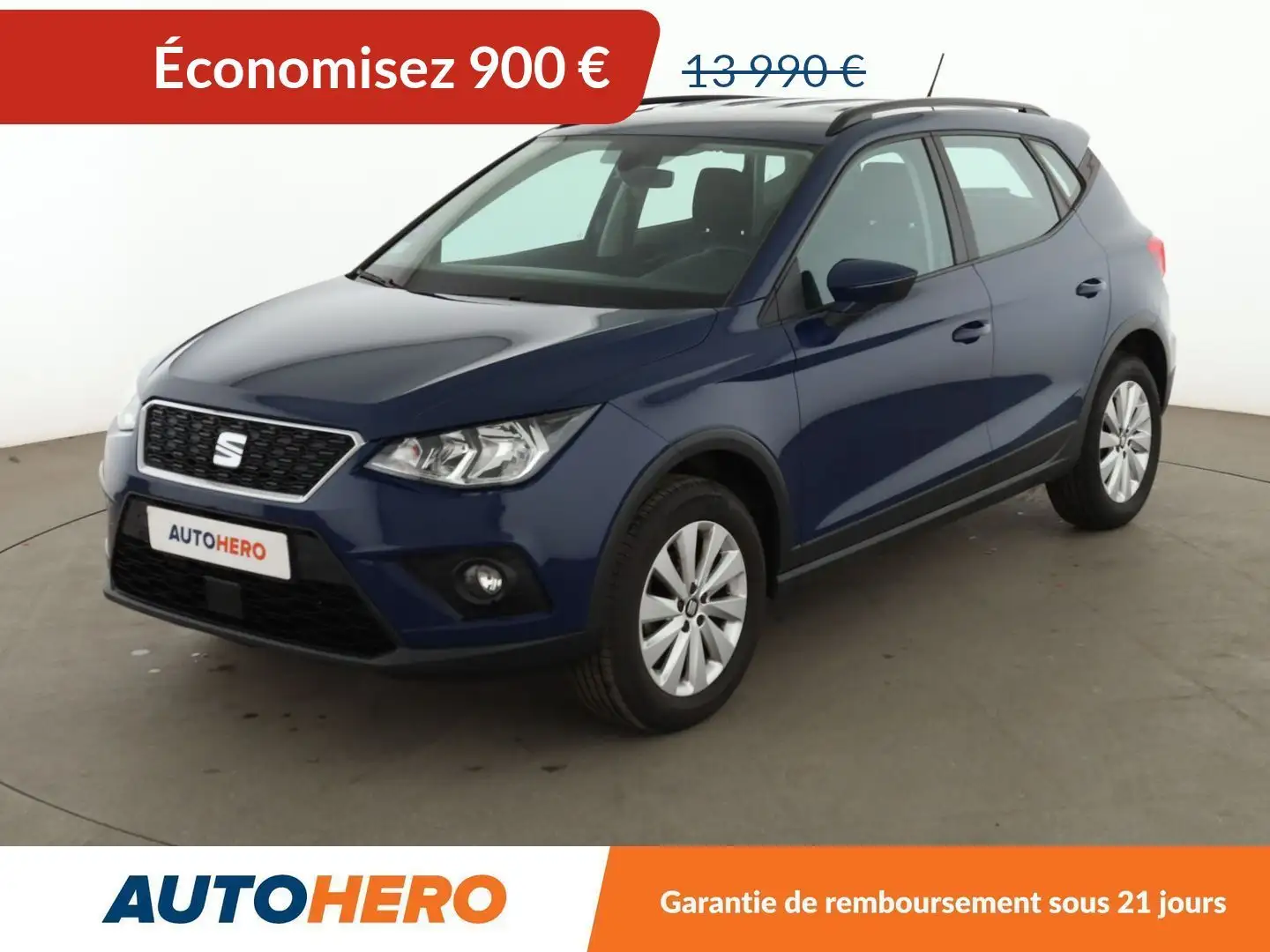 SEAT Arona 1.0 EcoTSI Style Bleu - 1
