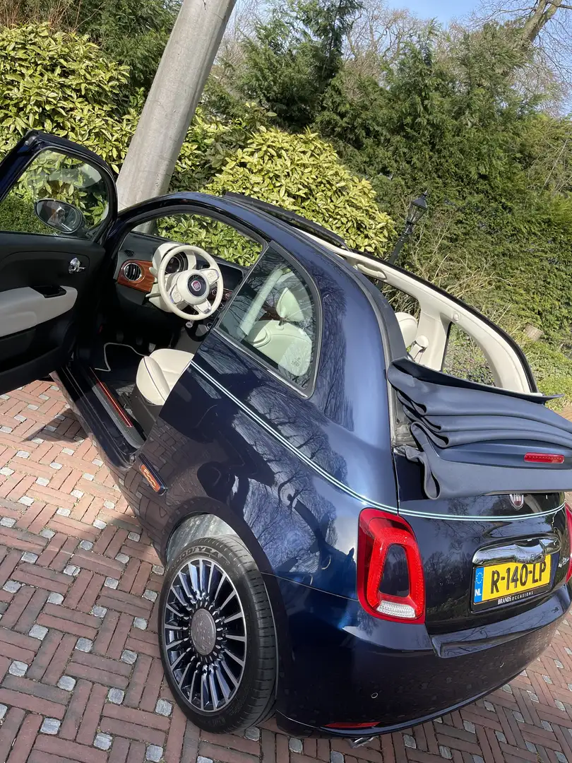 Fiat 500 Cabrio Riva 1.2 Lounge Azul - 2