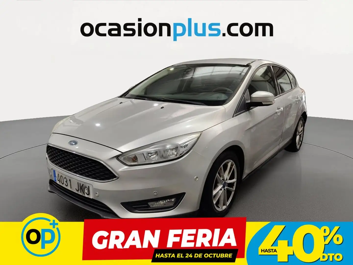 Ford Focus 1.0 Ecoboost Auto-S&S Trend+ 125 Gris - 1