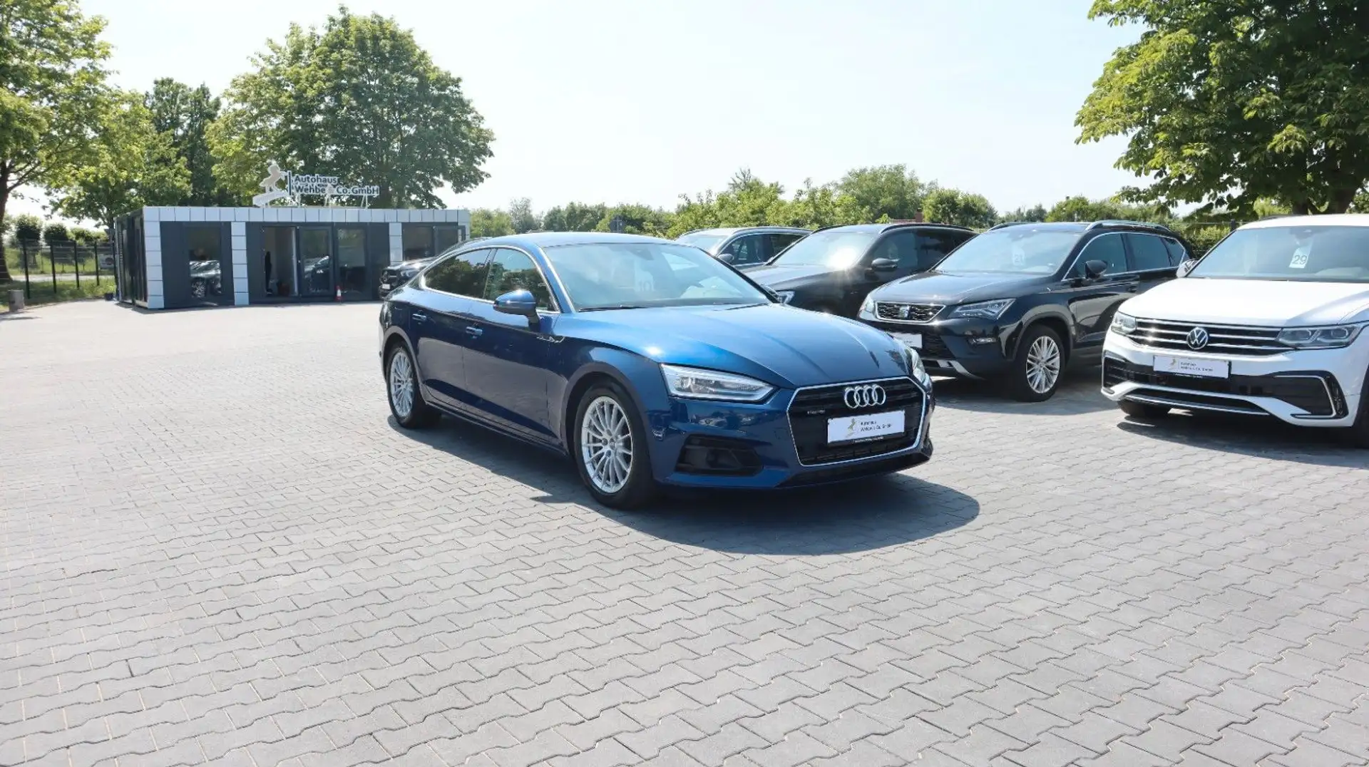 Audi A5 Sportback quattro ACC Virtual.C Pano StandHz Blau - 1