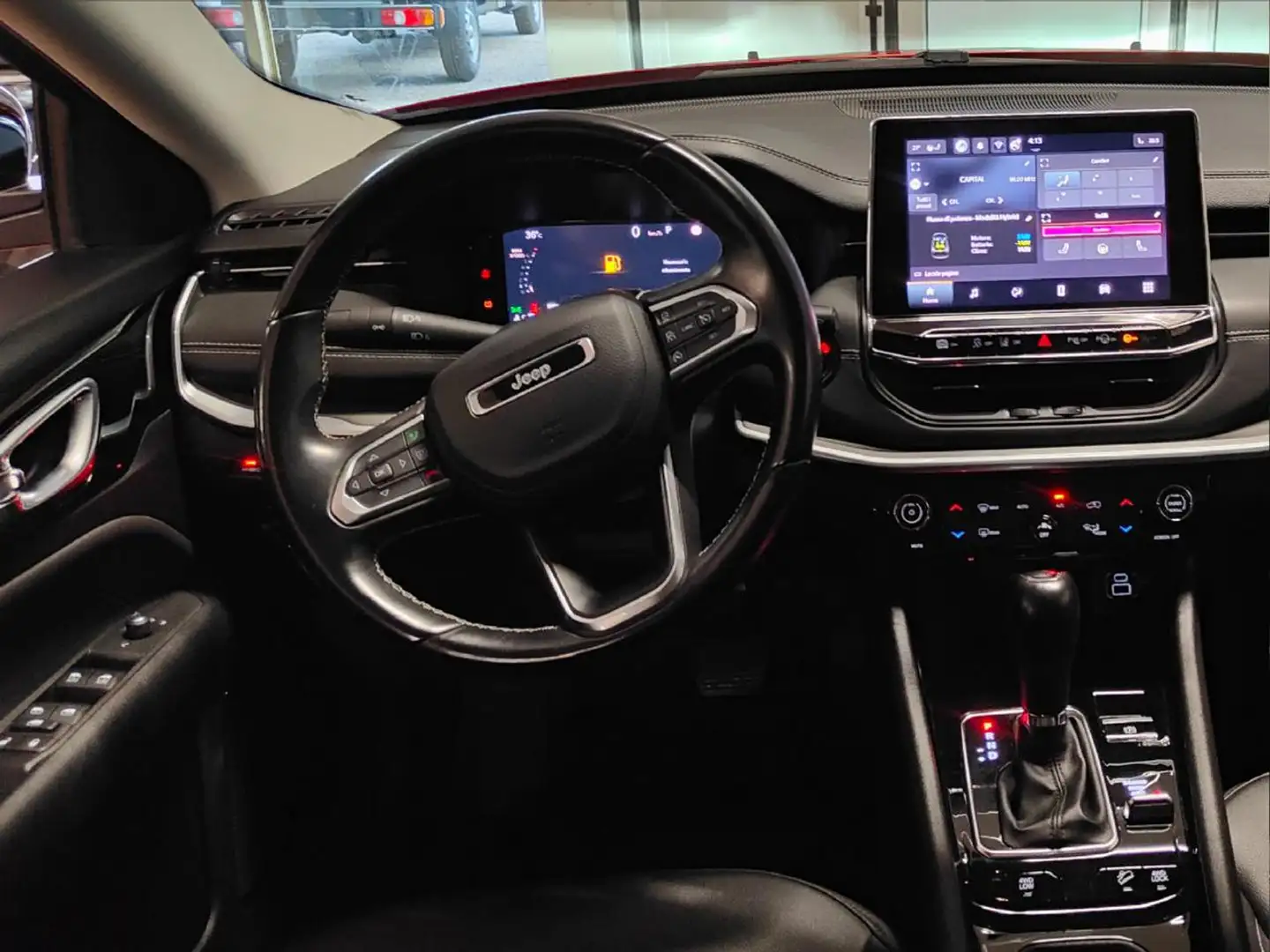 Jeep Compass 4x4 PLUG-IN HYBRID CON RIDOTTE E SISTEMI ADAS Rosso - 2