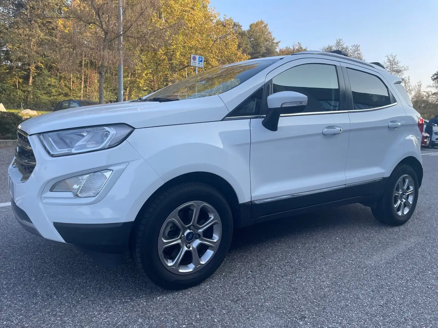 Ford EcoSport 1.0 EcoBoost 125 CV*Tetto*Navi*Cerchi*Neopatentati Weiß - 2