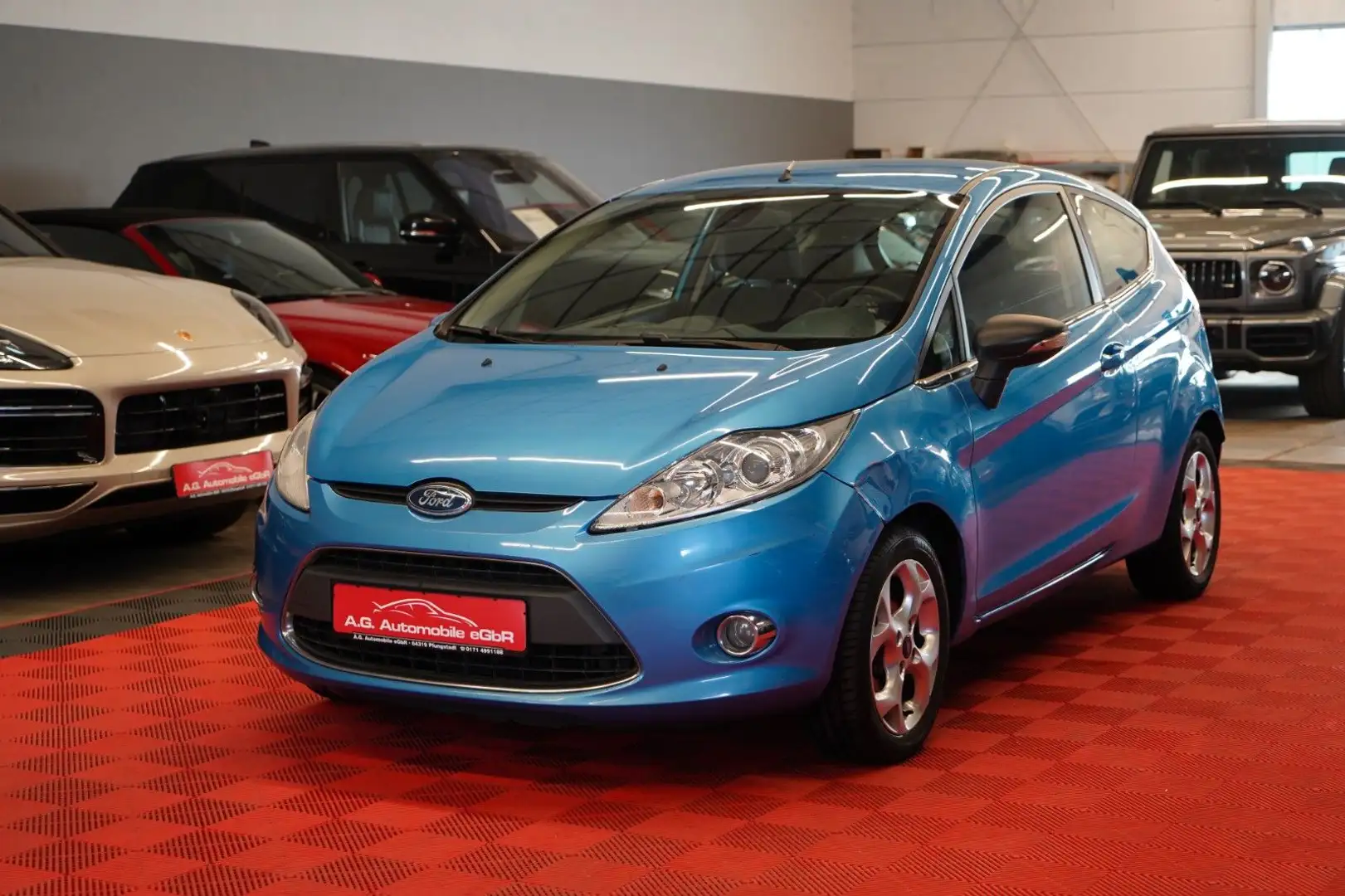 Ford Fiesta 1.4 Titanium Bleu - 1