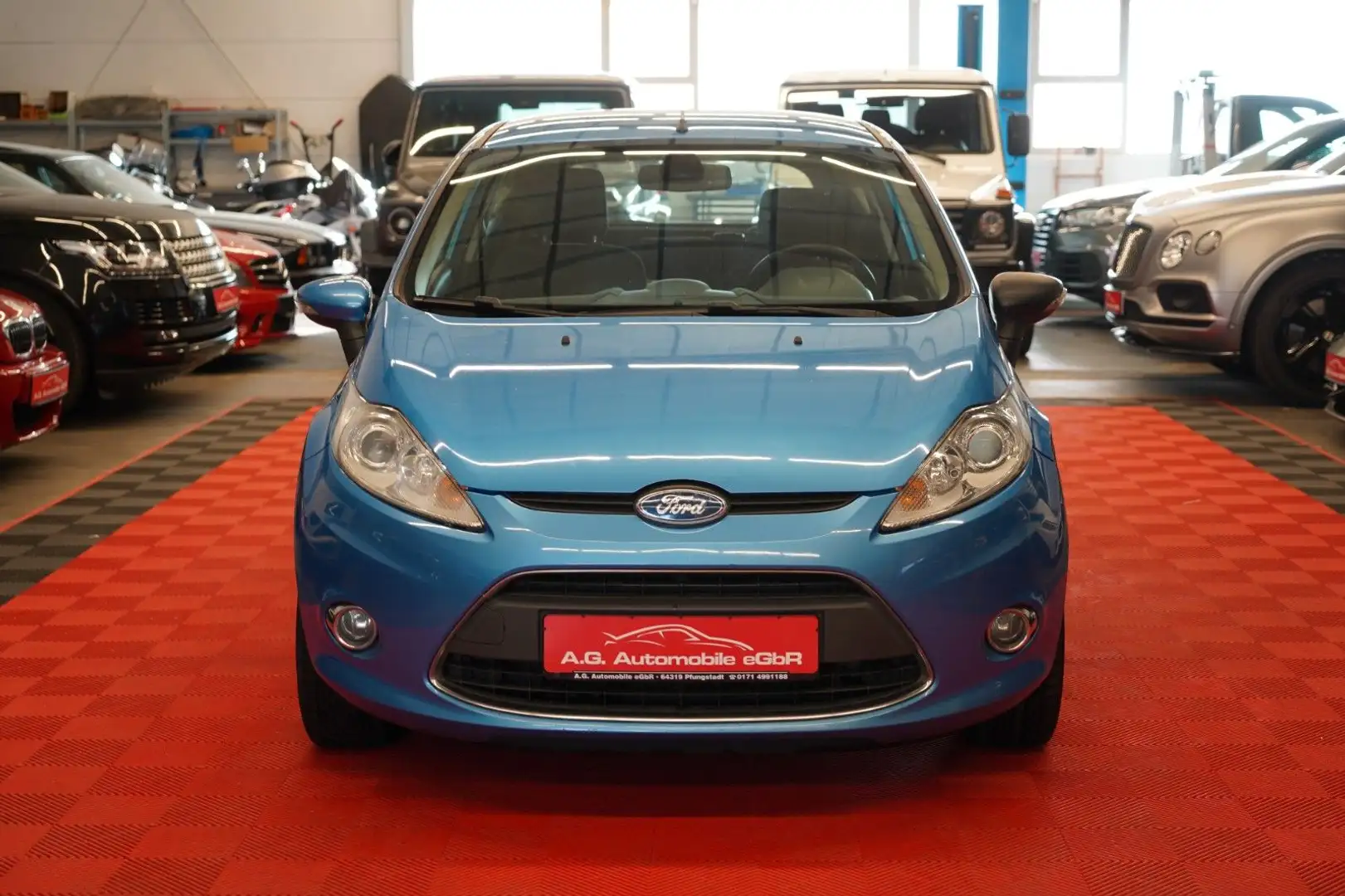 Ford Fiesta 1.4 Titanium Bleu - 2