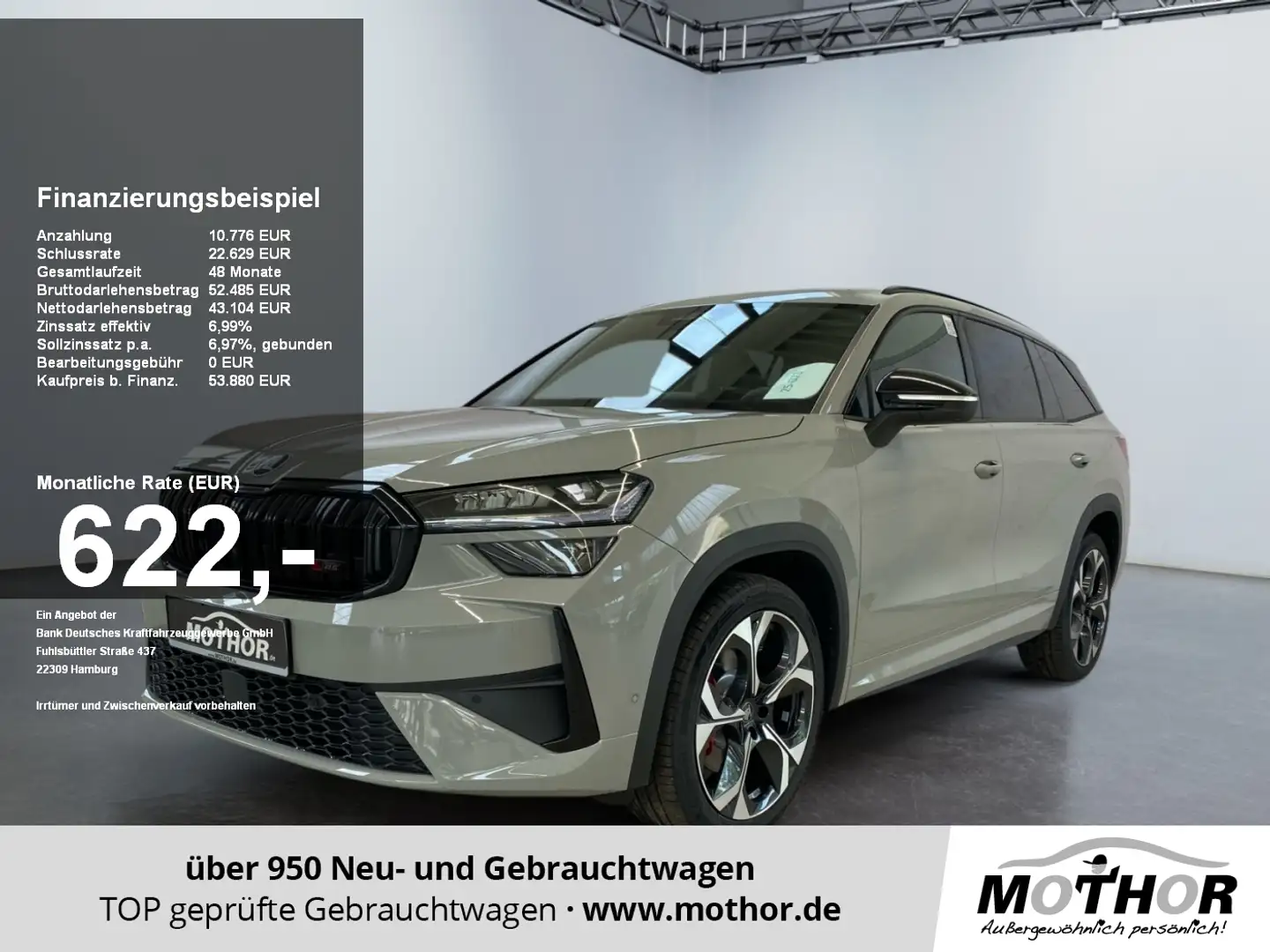 Skoda Kodiaq RS 2.0 TSI 4x4 DSG Kamerasystem 360° Gri - 1