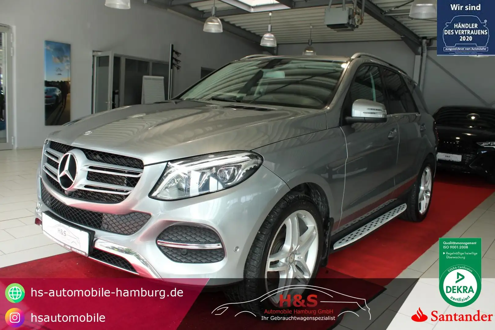 Mercedes-Benz GLE 350 d 4Matic AMG-LINE LEDER* Argent - 1
