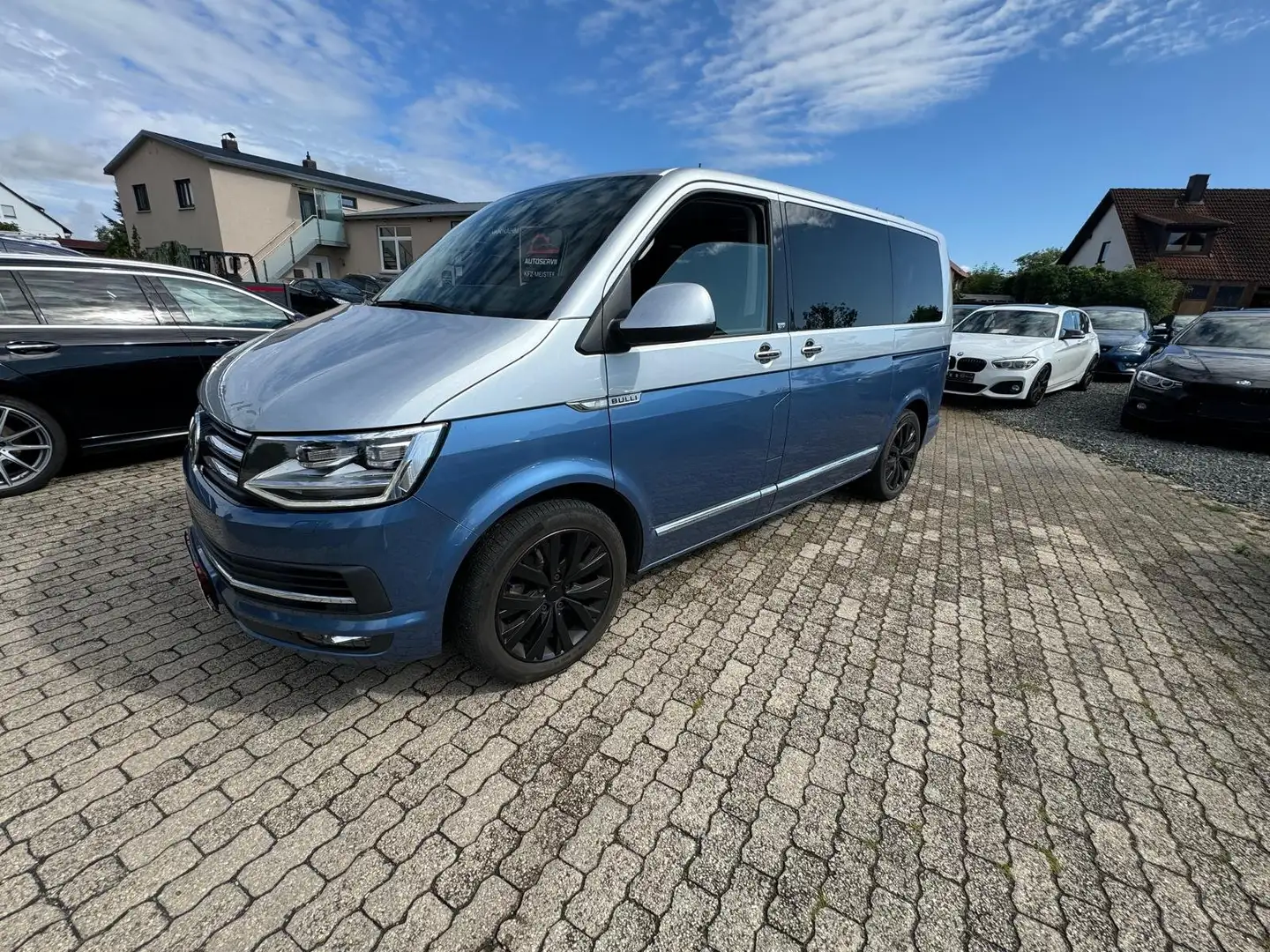 Volkswagen T6 Multivan Multivan Generation Six Anhäng Leder Schiebe Blau - 2