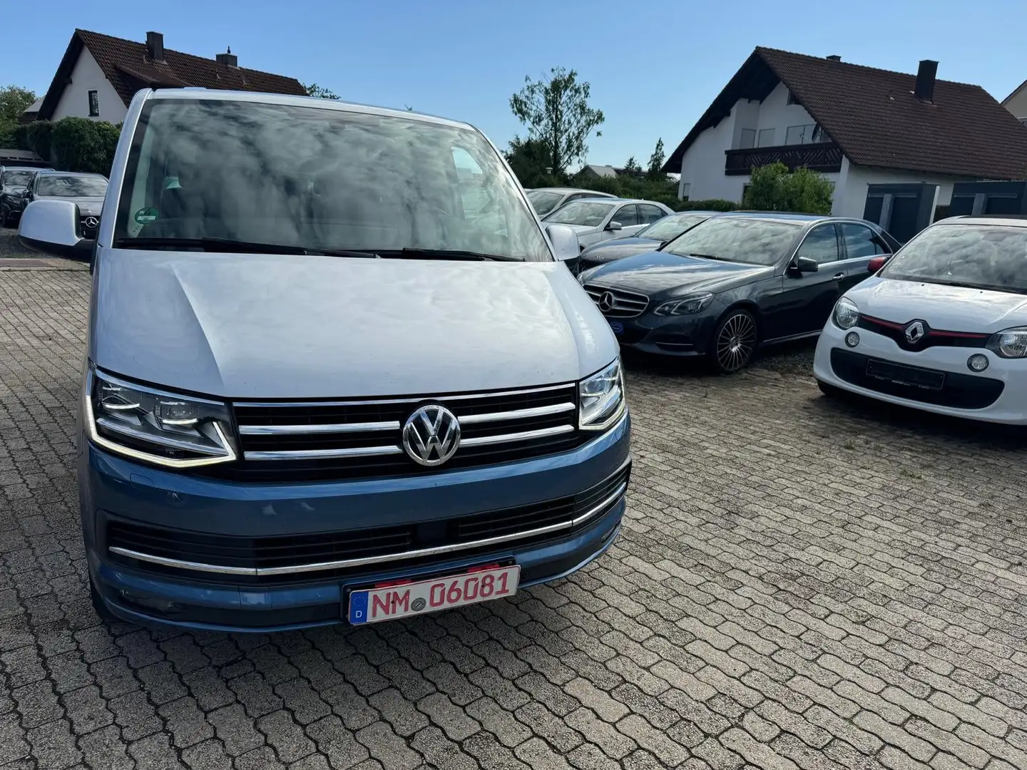 Volkswagen T6 Multivan Multivan Generation Six Anhäng Leder Schiebe Blau - 1