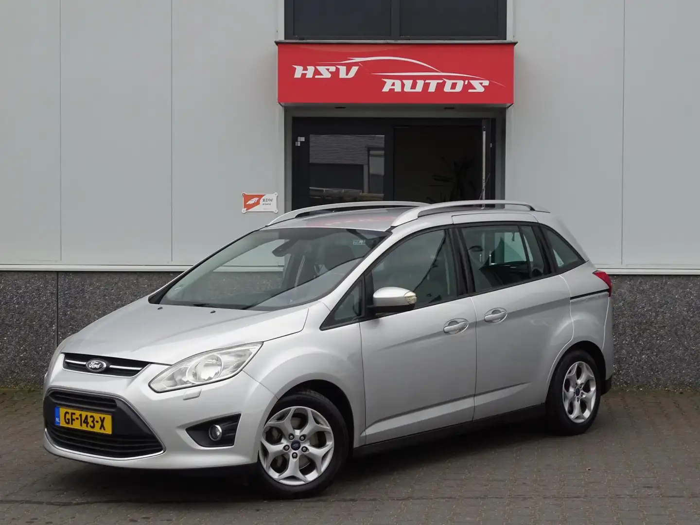 Ford Grand C-Max 1.6 TDCi Lease Titanium airco cruise Gris - 1