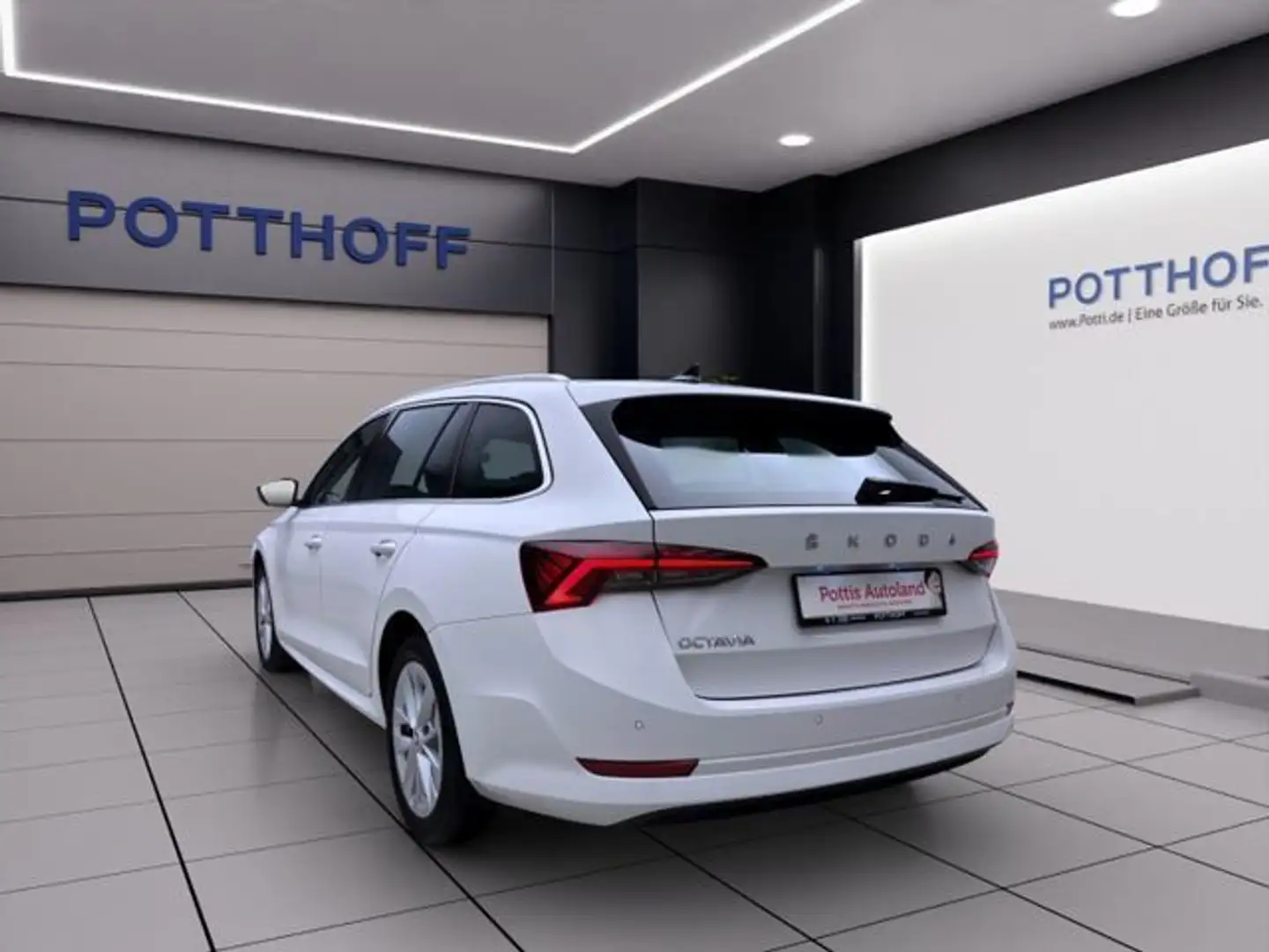 Skoda Octavia Combi 2.0 TDI DSG STYLE NAVI KLIMA PDC S Weiß - 2