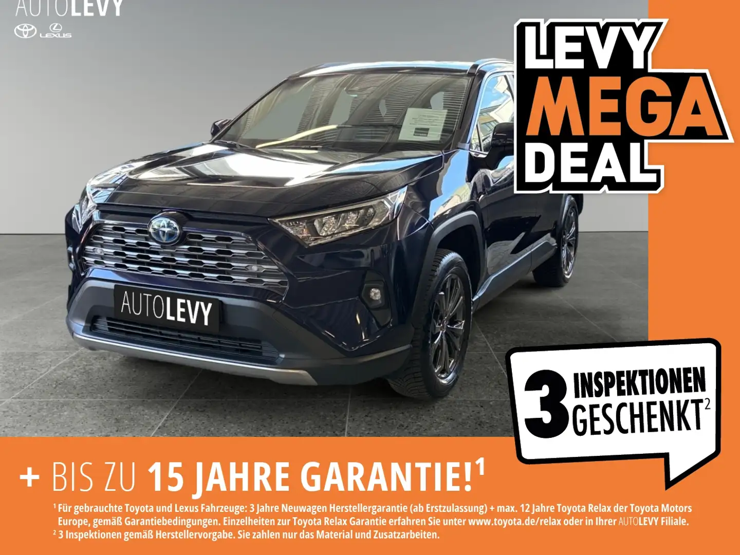 Toyota RAV 4 RAV4 2.5 Hybrid Dynamic +Allwetter+Navi+Kamera+ plava - 1