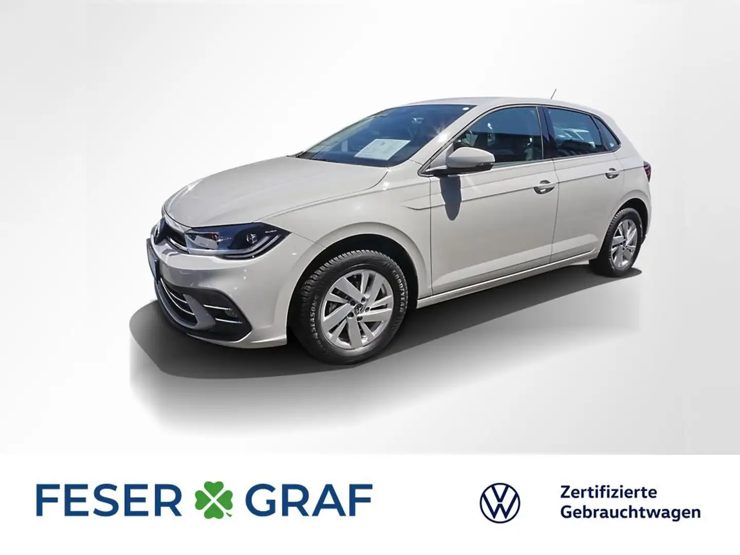 Volkswagen Polo 1.0 TSI Style DSG Navi Matrix PDC Sitzh. Grau - 1