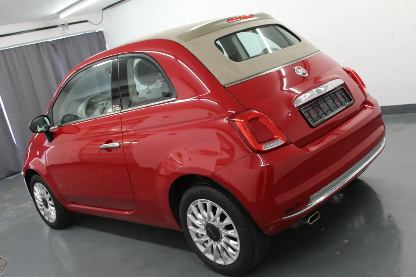 Fiat 500C 1.2 Lounge Dualogic Apple+PDC+DAB Rot - 1